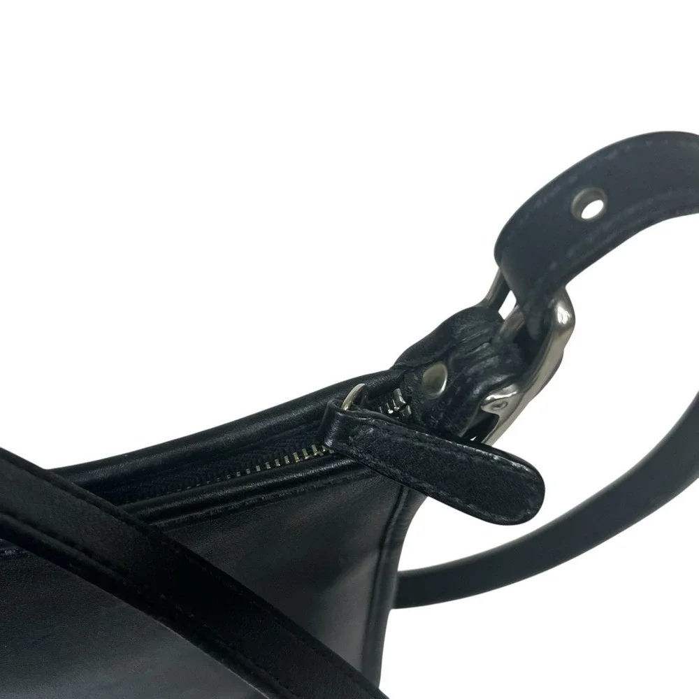 Vintage Coach Janice Legacy Black Leather Mini Crossbody 2003‎ 6610 Adjustable